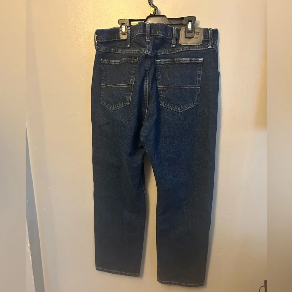 Wrangler Men's Blue Jeans - dark blue classic cut 36x29 - Picture 5 of 9